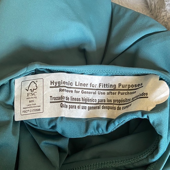 NWT Lands’ End Teal Womens SlenderSuit Grecian Low Leg One Piece UPF 50+ Size L - Picture 11 of 11